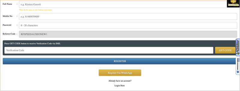 Speed ​​AU Pokies Log
